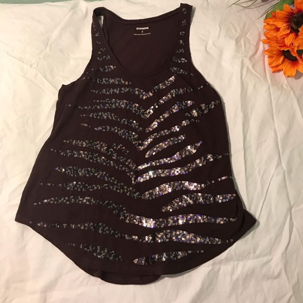 Express Sequin Tank